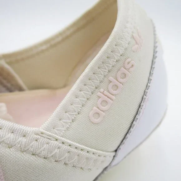 RARE Adidas Ballet Fu Low White Light Pink Ribbon Size 9 2012 - Picture 9 of 15
